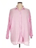 Primark 100% Cotton Pink 3/4 Sleeve Button-Down Shirt Size XL - photo 1