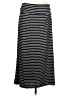 OGL Stripes Black Casual Skirt Size L - photo 1