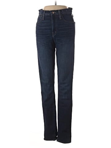 Madewell Tall 10" High-Rise Skinny Jeans in Hayes Wash (view 1)