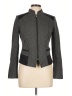 White House Black Market Chevron-herringbone Gray Jacket Size 6 - photo 1