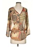 Veronica M. Tan 3/4 Sleeve Blouse Size XS - photo 1