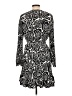 Milly 100% Polyester Paisley Black Cocktail Dress Size 12 - photo 2