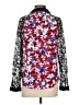 Peter Pilotto for Target 100% Polyester Print Red Long Sleeve Blouse Size XS - photo 2
