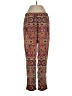 Under Skies 100% Polyester Paisley Brown Casual Pants Size S - photo 1