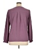 Unbranded Purple Long Sleeve Blouse Size XL (estimated) - photo 2