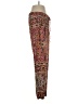 Under Skies 100% Polyester Paisley Brown Casual Pants Size S - photo 4