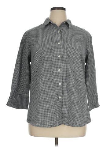 Sonoma Goods for Life 3/4 Sleeve Button-Down Shirt (view 1)