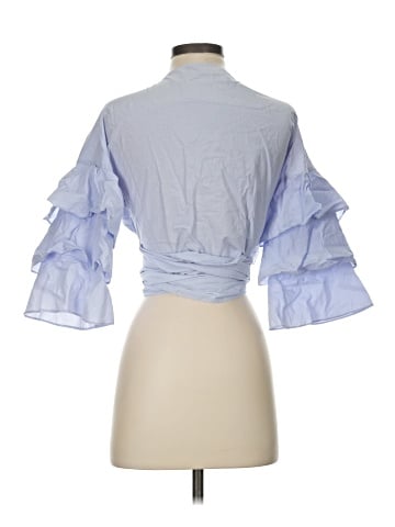 Zara Basic 3/4 Sleeve Blouse (view 2)