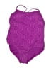 Catalina Paisley Purple One Piece Swimsuit Size 10 - photo 1