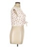 NY Invasion Ivory Sleeveless Blouse Size XL - photo 4