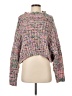 Free People Tweed Pink Pullover Sweater Size S - photo 1