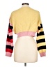 Daisy 100% Polyester Color Block Red Cardigan Size L - photo 2