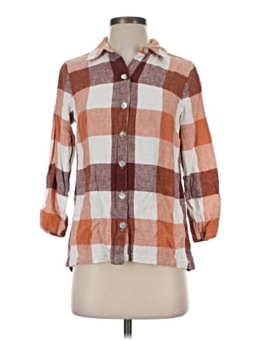 Soft Surroundings 3/4 Sleeve Button-Down Shirt (view 1)