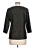 JM Collection Metallic Black 3/4 Sleeve Top Size L (petite) - photo 2