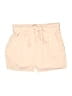 Shimera 100% Polyester Solid Ivory Shorts Size L - photo 1