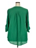41Hawthorn 100% Polyester Green 3/4 Sleeve Blouse Size 2X - photo 2