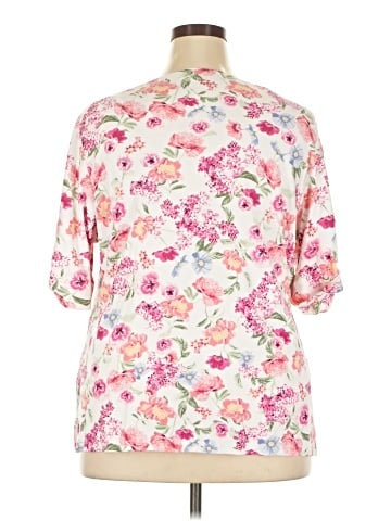 Karen Scott Short Sleeve Blouse (view 2)