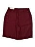 Chico's Solid Burgundy Cargo Shorts Size Sm (0) - photo 2
