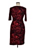 Connected Apparel Graphic Red Cocktail Dress Size 14 - photo 2