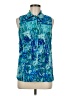 Units 100% Rayon Teal Sleeveless Blouse Size M - photo 1