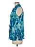 Units 100% Rayon Teal Sleeveless Blouse Size M - photo 5