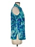 Units 100% Rayon Teal Sleeveless Blouse Size M - photo 4