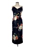 oasis Floral Blue Casual Dress Size M - photo 1