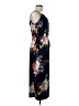 oasis Floral Blue Casual Dress Size M - photo 4