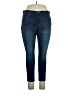 wonderly Solid Blue Jeans Size 16 - photo 1