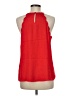 Naked Zebra 100% Polyester Red Sleeveless Top Size M - photo 2