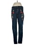 Bebe Paisley Blue Jeans Size 27 waist - photo 1