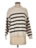 LC Lauren Conrad 100% Polyester Stripes Ivory Pullover Sweater Size S - photo 1