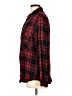 Sanctuary 100% Rayon Plaid Red Long Sleeve Button-Down Shirt Size L - photo 5