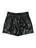 Versona 100% Polyester Metallic Black Shorts Size L - photo 2