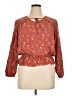 Como Black Red 3/4 Sleeve Blouse Size XL - photo 1