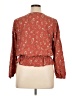 Como Black Red 3/4 Sleeve Blouse Size XL - photo 2