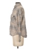 Rag & Bone Plaid Gray Long Sleeve Blouse Size XS - photo 5