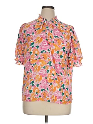 Pleione Short Sleeve Blouse (view 1)