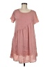 Everly 100% Polyester Pink Casual Dress Size M - photo 1