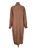Nordstrom 100% Polyester Brown Casual Dress Size M - photo 2