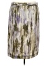 Chico's 100% Polyester Tie-dye Gray Casual Skirt Size M - photo 2