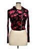 Wet Seal Floral Red Track Jacket Size XL - photo 1