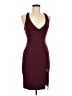 Lulus Solid Burgundy Cocktail Dress Size M - photo 1
