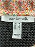 Peace Love World Stripes Black Pullover Sweater Size 2X - photo 7