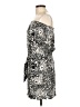 Derek Heart 100% Rayon Animal Print Silver Cocktail Dress Size L - photo 5