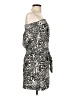 Derek Heart 100% Rayon Animal Print Silver Cocktail Dress Size L - photo 4