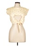 NY Invasion Yellow Sleeveless Blouse Size L - photo 1