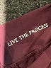 LIVE THE PROCESS Burgundy Active Pants Size S - photo 8