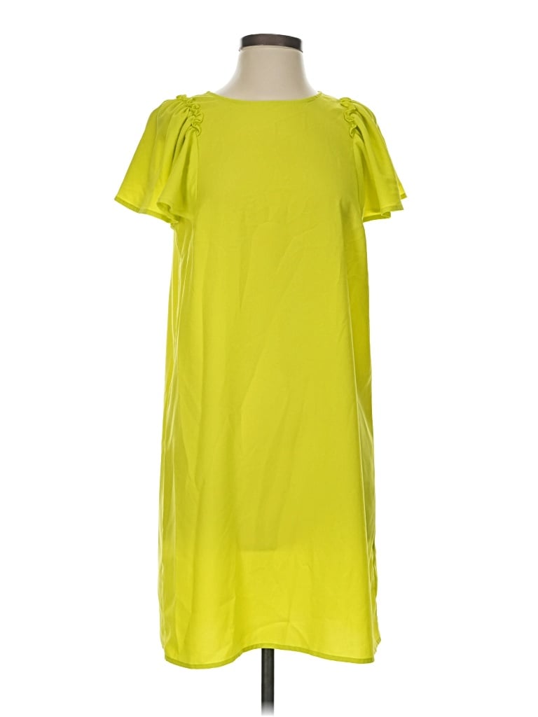 Pre-owned Who What Wear Casual Dress In Yellow