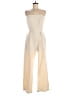 Monteau 100% Polyester Ivory Jumpsuit Size M - photo 1